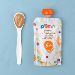 Zdjęcie produktu - #1 SALVEST P&Otilde;NN BIO Owocowe puree z jogurtem i ciasteczkami, 110g