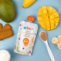 Zdjęcie produktu - #2 SALVEST P&Otilde;NN BIO Owocowe puree z jogurtem i ciasteczkami, 110g