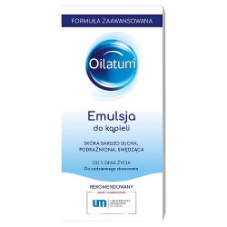Zdjęcie produktu - #0 Oilatum Formuła Zaawansowana Emulsja do kąpieli dla sk&oacute;ry bardzo suchej, podrażnionej, swędzącej, 400 ml