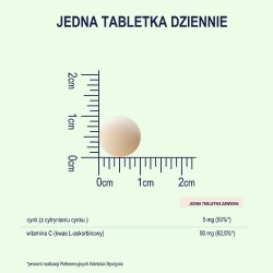 Zdjęcie produktu - #3 Naturell Cynk + Witamina C dla dzieci, 60 tabletek do żucia