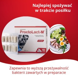 Zdjęcie produktu - #4 ProctoLact-M Doustny Probiotyk Proktologiczny 400mg, 10 kapsułek