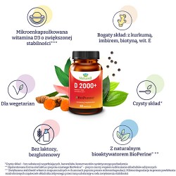 Zdjęcie produktu - #0 NATURELL witamina D 2000+, 60kaps.