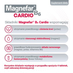 Zdjęcie produktu - #2 Magnefar B6 Cardio, 50 tabletek