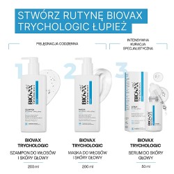 Zdjęcie produktu - #4 BIOVAX Trychologic Łupież Szampon do włos&oacute;w i sk&oacute;ry głowy, 200ml