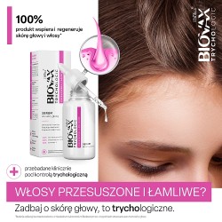 Zdjęcie produktu - #0 BIOVAX Trychologic Przesuszenie i Łamliwość Serum do sk&oacute;ry głowy, 50ml
