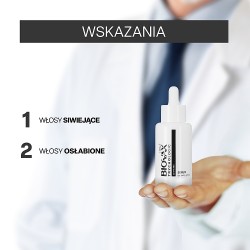 Zdjęcie produktu - #1 BIOVAX Trychologic Siwienie Serum do sk&oacute;ry głowy, 50ml