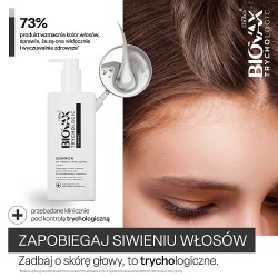Zdjęcie produktu - #0 BIOVAX Trychologic Siwienie Szampon do włos&oacute;w i sk&oacute;ry głowy, 200ml