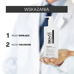 Zdjęcie produktu - #1 BIOVAX Trychologic Siwienie Szampon do włos&oacute;w i sk&oacute;ry głowy, 200ml