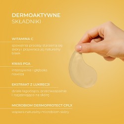 Zdjęcie produktu - #2 L'BIOTICA PHF + Witamina C Nawilżenie & Rozświetlenie Hydrożelowe Płatki pod oczy, 2 sztuki