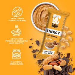 Zdjęcie produktu - #3 BeRAW Energy Peanut Butter Baton o smaku masła orzechowego, 40g