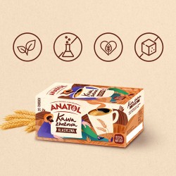 Zdjęcie produktu - #0 ANATOL Kawa zbożowa klasyczna ekspresowa, 20x4,2g