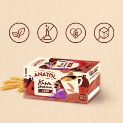 Zdjęcie produktu - #0 ANATOL Kawa zbożowa mocna ekspresowa, 20x4,2g