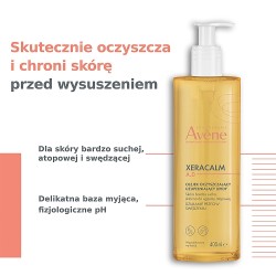 Zdjęcie produktu - #2 AVENE XERACALM A.D Uzupełniający lipidy olejek oczyszczający, 400ml