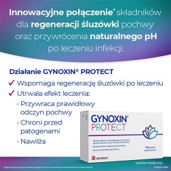 Zdjęcie produktu - #1 Gynoxin Protect, 10 globulek dopochwowych