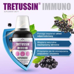 Zdjęcie produktu - #1 DOMOWA APTECZKA Tretussin Immuno o smaku czarnej porzeczki, 150ml