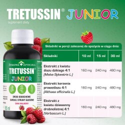 Zdjęcie produktu - #3 Tretussin Junior smak malinowy, 165ml