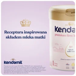 Miniaturka artykułu - #1 Kendamil Premium 1 Mleko początkowe dla niemowląt od urodzenia, 800 g