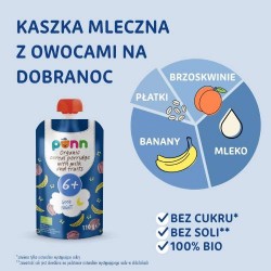 Zdjęcie produktu - #0 SALVEST P&Otilde;NN BIO Mleczna owsianka na dobranoc z owocami, 110g