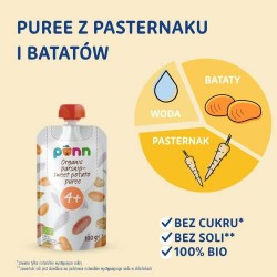 Zdjęcie produktu - #0 SALVEST P&Otilde;NN BIO Puree z pasternaku i batat&oacute;w, 100g