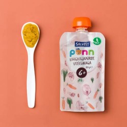 Zdjęcie produktu - #1 SALVEST P&Otilde;NN BIO Wołowina z puree warzywnym, 100g