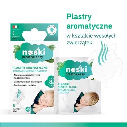 Zdjęcie produktu - #0 Noski Plastry aromatyczne dla dzieci 18m+, 6 szt.