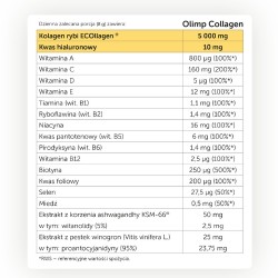 Zdjęcie produktu - #2 OLIMP Collagen Kolagen 5000mg proszek smak ananasowy, 240g