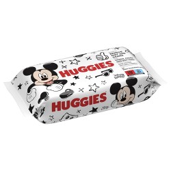 Miniaturka artykułu - #0 HUGGIES Chusteczki nawilżane Baby Wipes Mickey Mouse, 56 szt.