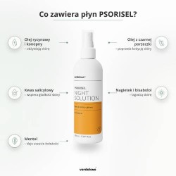 #3 – PSORISEL Zestaw dermokosmetyk&oacute;w do pielęgnacji sk&oacute;ry głowy u os&oacute;b z objawami łuszczycy: Szampon, 200ml + Emulsja na noc, 200ml + Płyn do sk&oacute;ry głowy, 150ml