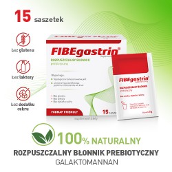 Zdjęcie produktu - #0 FIBEgastrin - Rozpuszczalny błonnik prebiotyczny, 15 saszetek