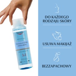 Zdjęcie produktu - #1 Eucerin DermatoClean Hyaluron Płyn micelarny, 400 ml