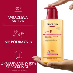 Zdjęcie produktu - #1 Eucerin Olejek do mycia i kąpieli pH5, 400 ml