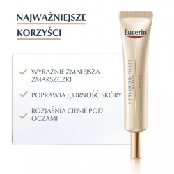 Zdjęcie produktu - #0 Eucerin Hyaluron-Filler + Elasticity Przeciwzmarszczkowy krem pod oczy SPF 20, 15 ml