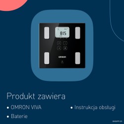 Zdjęcie produktu - #6 OMRON Waga z analizatorem składu ciała VIVA HBF-222T-EBK