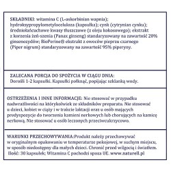 Zdjęcie produktu - #5 NATURELL C 1000+, 90kaps.