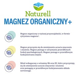 Zdjęcie produktu - #2 Naturell Magnez organiczny+, 100 kaps.