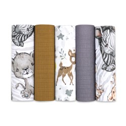 Zdjęcie produktu - #0 EGA KIDS Pieluchy tetrowe 70x80cm zestaw 5 (6797), 5 szt.