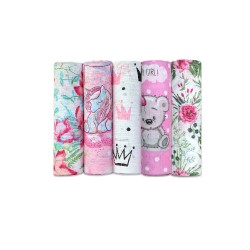 Zdjęcie produktu - #0 EGA KIDS Pieluchy tetrowe 70x80cm zestaw nr 5, 5 szt.