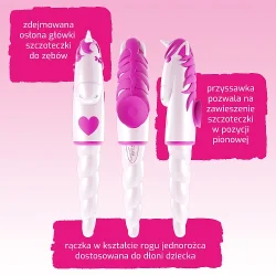 Miniaturka artykułu - #0 ELGYDIUM UNICORN Szczoteczka do zęb&oacute;w dla dzieci 2-6lat, 1szt.