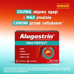Zdjęcie produktu - #0 Alugastrin Max Protect, 10x 10ml sasz.