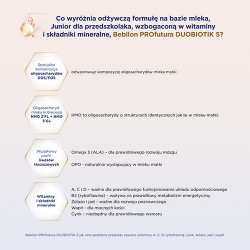 Zdjęcie produktu - #1 Bebilon Profutura Duobiotik 5 Formuła na bazie mleka dla przedszkolaka, 800g