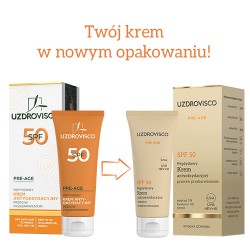 Zdjęcie produktu - #0 UZDROVISCO Pre-Age krem ochronny SPF 50, 50ml