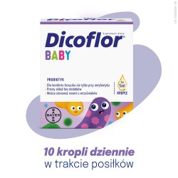 Zdjęcie produktu - #5 Dicoflor Baby Krople probiotyczne dla niemowląt i dzieci,  2x 5 ml