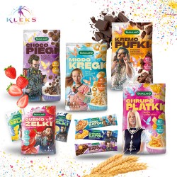 Zdjęcie produktu - #4 BAKALLAND Akademia Pana Kleksa Płatki śniadaniowe Choco Piegi, 250g