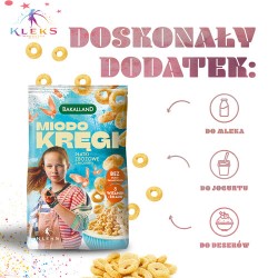 Zdjęcie produktu - #2 BAKALLAND Akademia Pana Kleksa Płatki śniadaniowe Miodo Kręgi, 250g