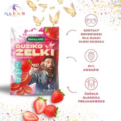 Zdjęcie produktu - #2 BAKALLAND Akademia Pana Kleksa Guziko-żelki Truskawka, 34g
