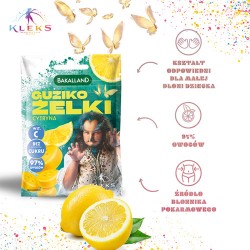 Zdjęcie produktu - #2 BAKALLAND Akademia Pana Kleksa Guziko-żelki Cytryna, 34g