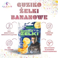 Zdjęcie produktu - #0 BAKALLAND Akademia Pana Kleksa Guziko-żelki Banan, 34g