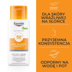 Zdjęcie produktu - #4 Eucerin Sun Allergy Protect Żel-krem do opalania do sk&oacute;ry alergicznej SPF 50+, 150 ml