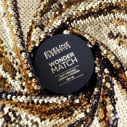 Zdjęcie produktu - #2 EVELINE Wonder Match Matowy puder prasowany z filtrem ochronnym SPF30 Nr 02, 8g