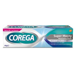 Zdjęcie produktu - #3 COREGA Krem do protez Super mocny Neutralny Smak - 40 g